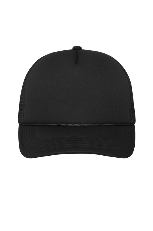 MB6550 - 5 Panel Retro Mesh Cap in black/black Größe one size von Daiber