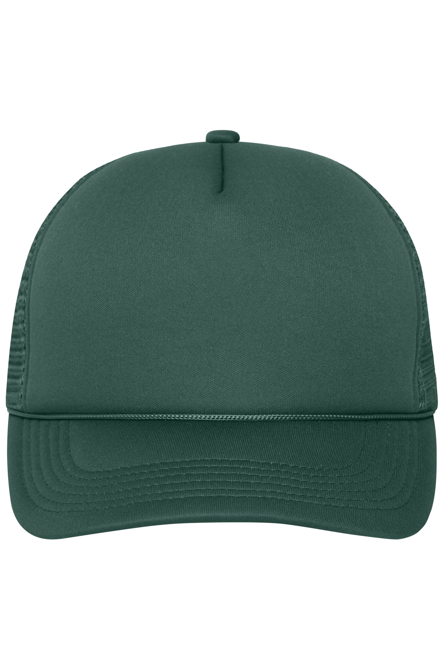 MB6550 - 5 Panel Retro Mesh Cap in dark-green/dark-green Größe one size von Daiber