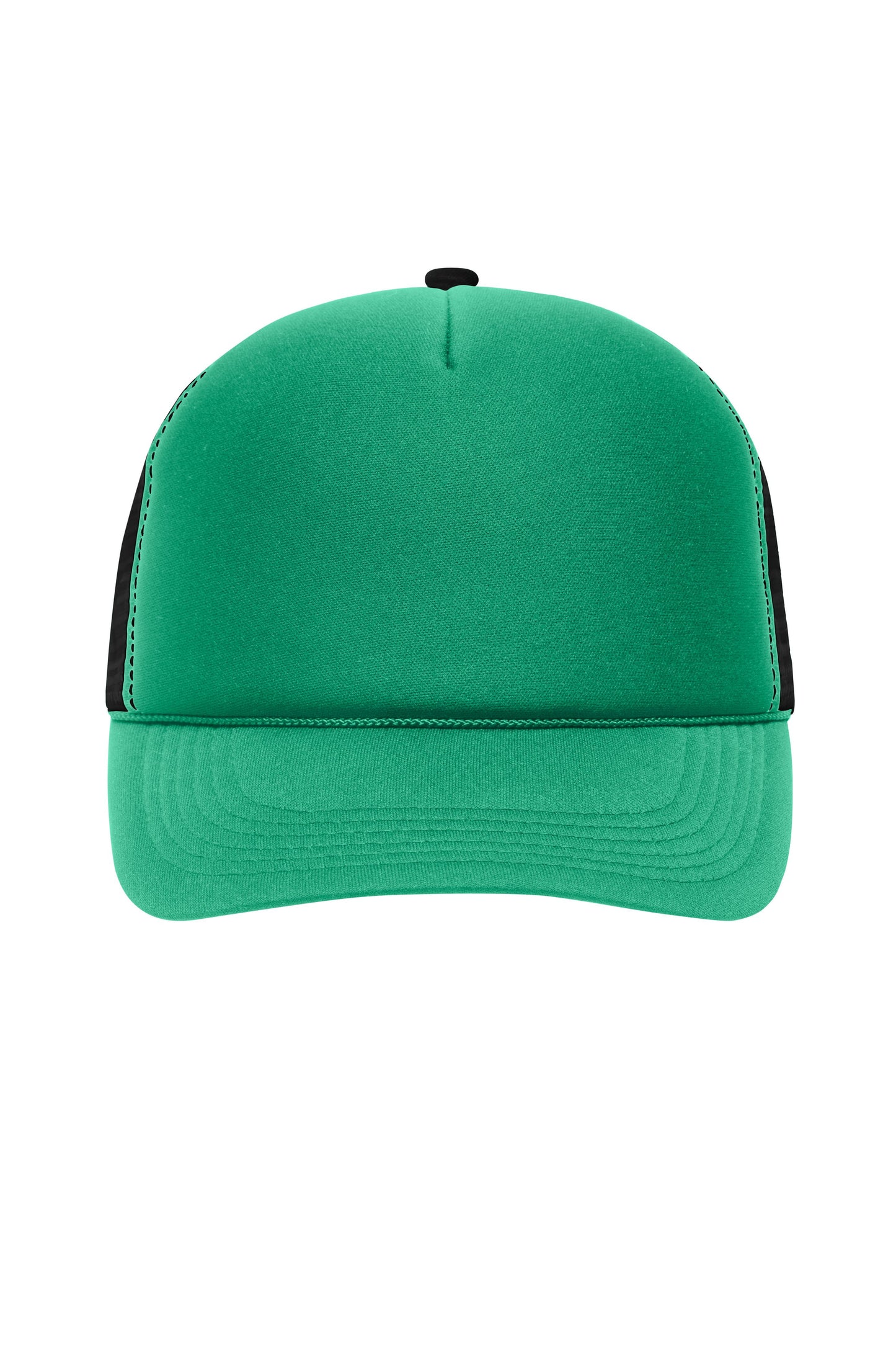 MB6550 - 5 Panel Retro Mesh Cap in green/black Größe one size von Daiber