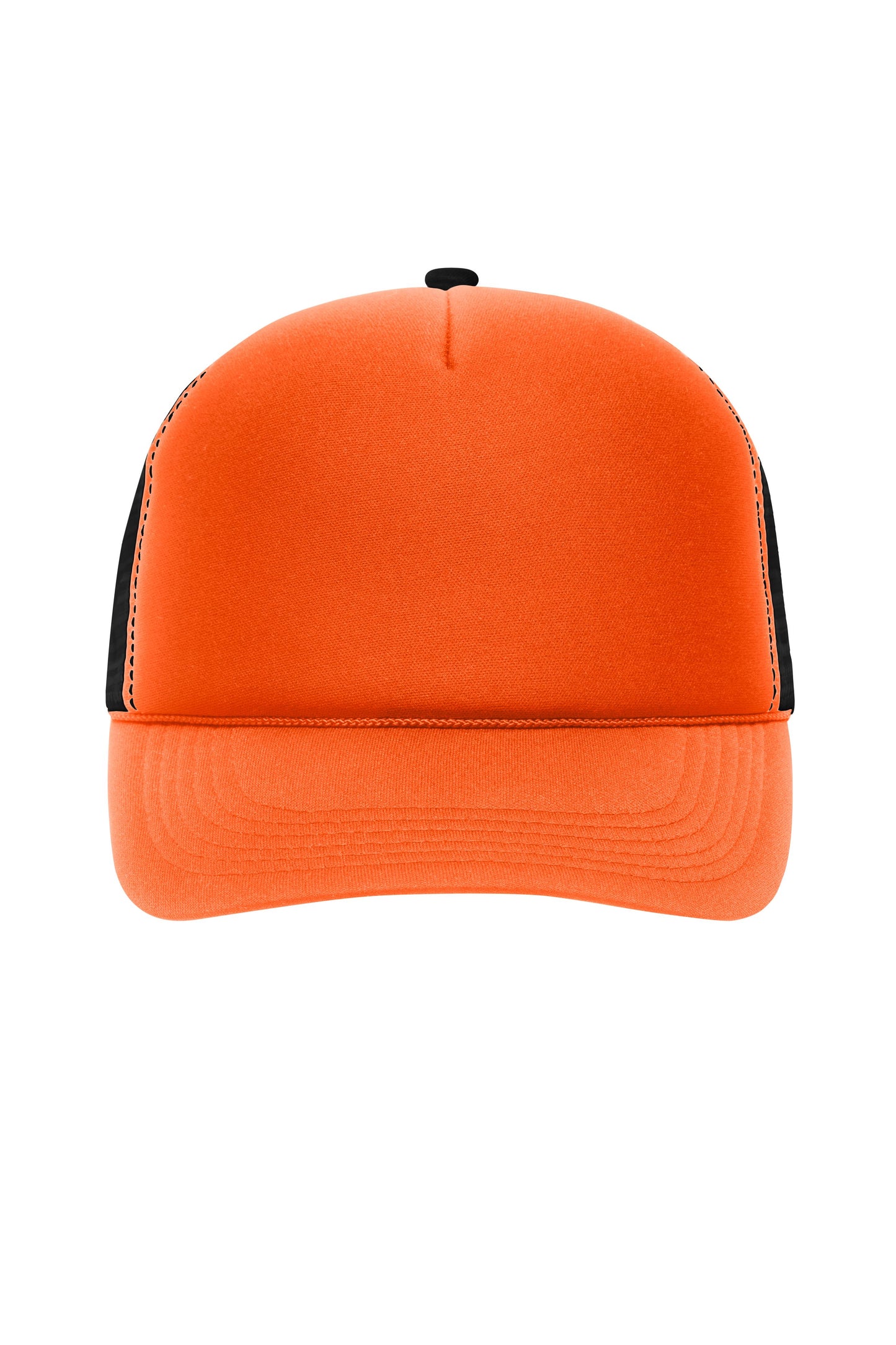 MB6550 - 5 Panel Retro Mesh Cap in orange/black Größe one size von Daiber