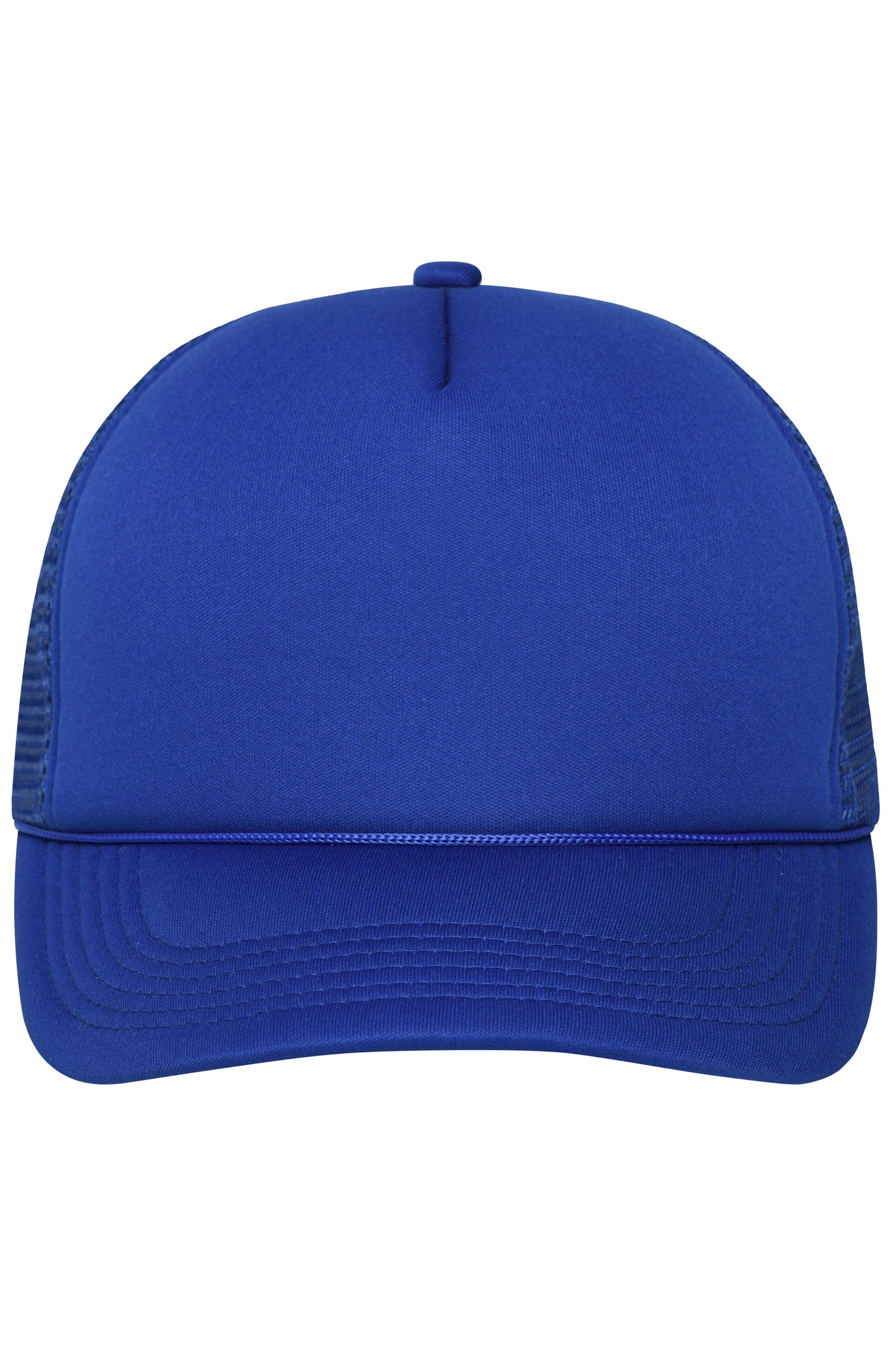 MB6550 - 5 Panel Retro Mesh Cap in royal/royal Größe one size von Daiber