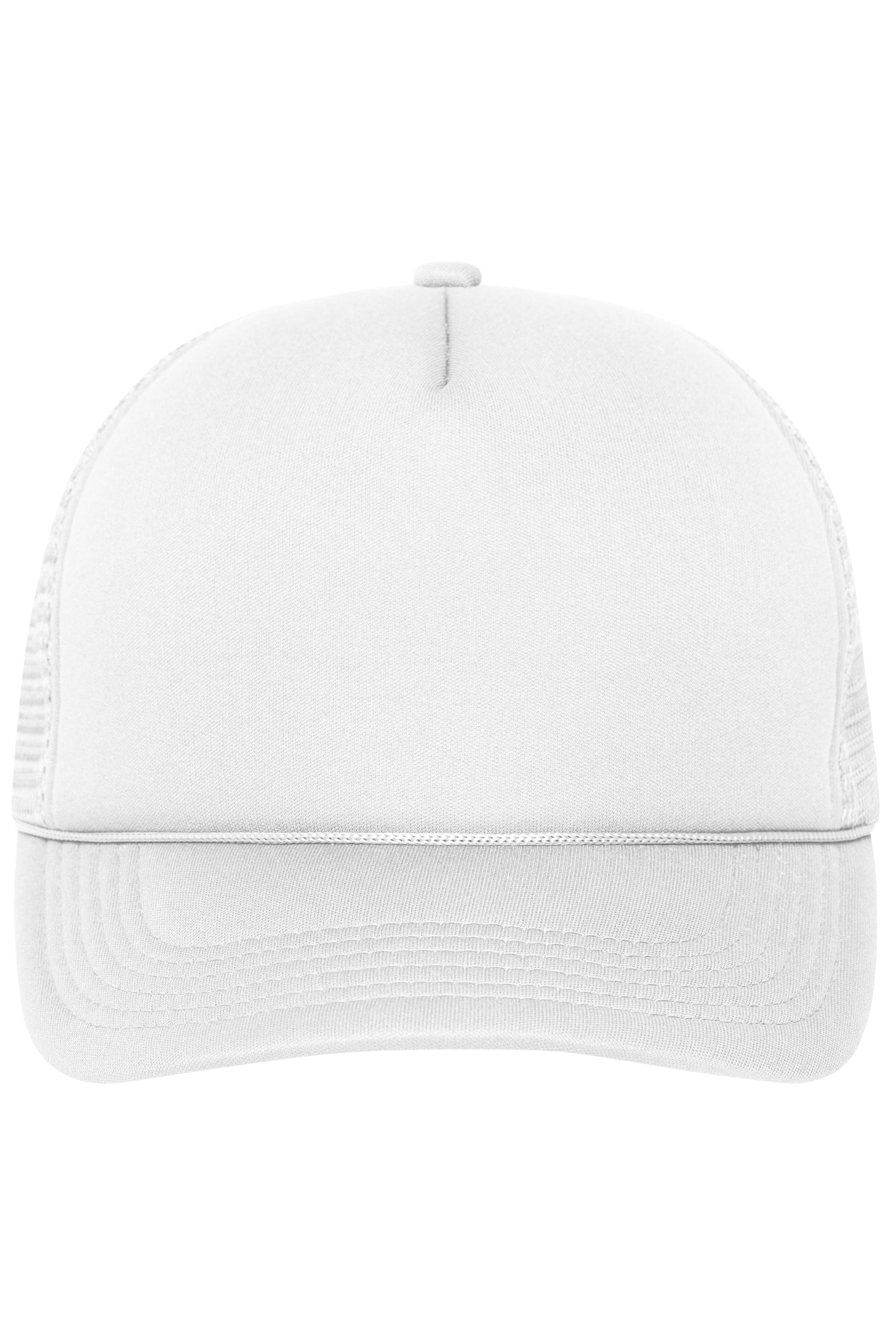 MB6550 - 5 Panel Retro Mesh Cap in white/white Größe one size von Daiber