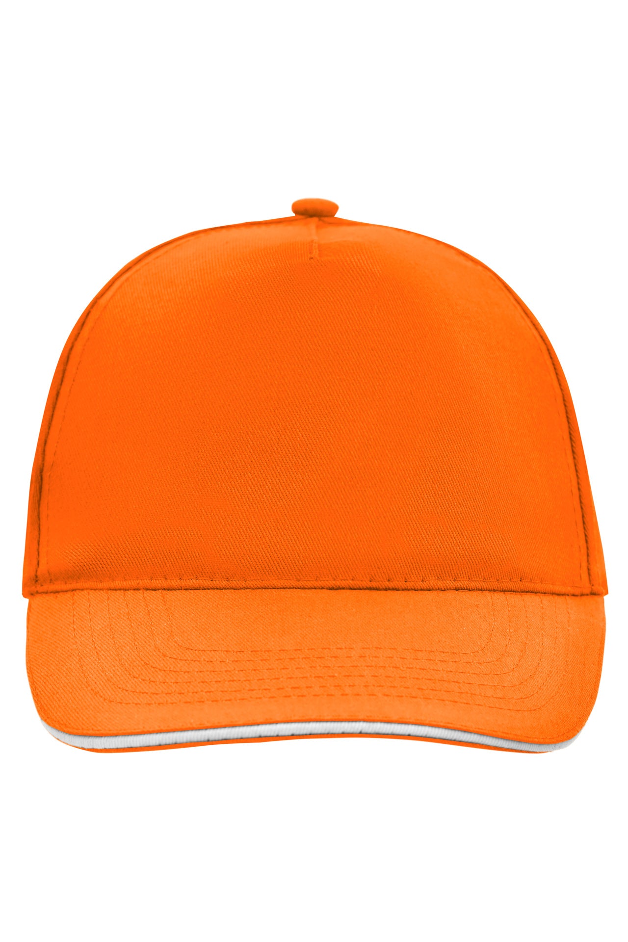 MB6552 - 5 Panel Promo Sandwich Cap in orange/white Größe one size von Daiber