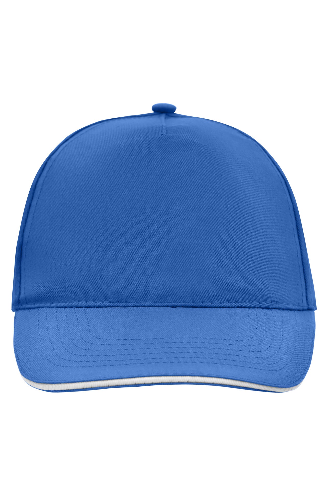 MB6552 - 5 Panel Promo Sandwich Cap in royal/white Größe one size von Daiber