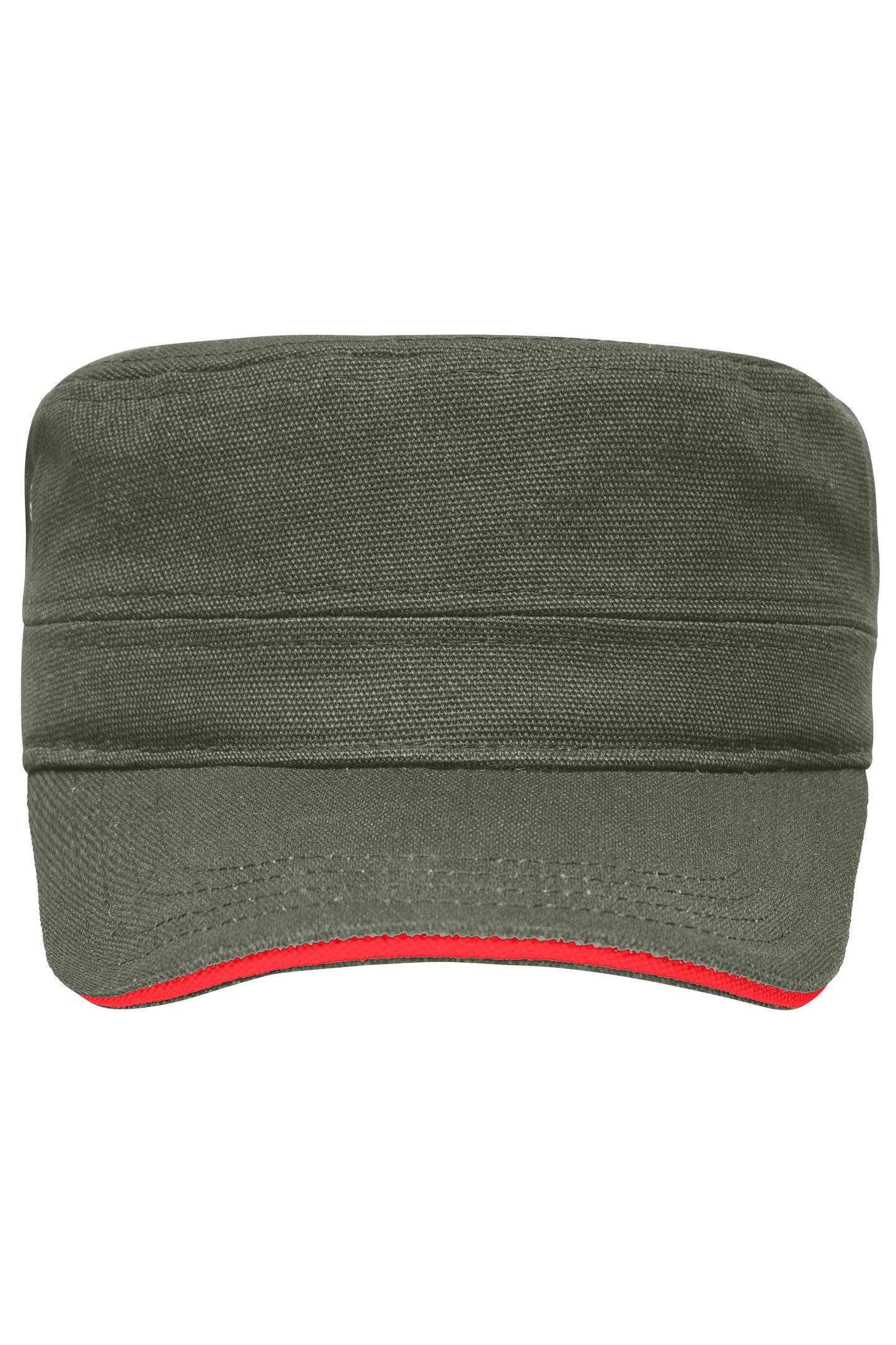 MB6555 - Military Sandwich Cap in olive/red Größe one size von Daiber