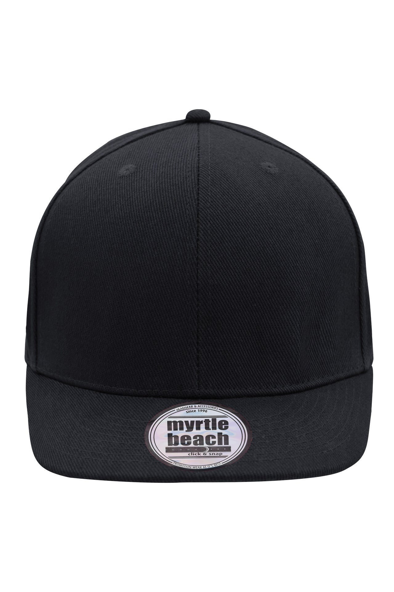 MB6634 - 6 Panel Pro Cap Style in black/black Größe one size von Daiber