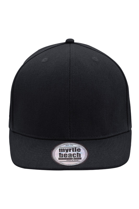 MB6634 - 6 Panel Pro Cap Style in black/black Größe one size von Daiber