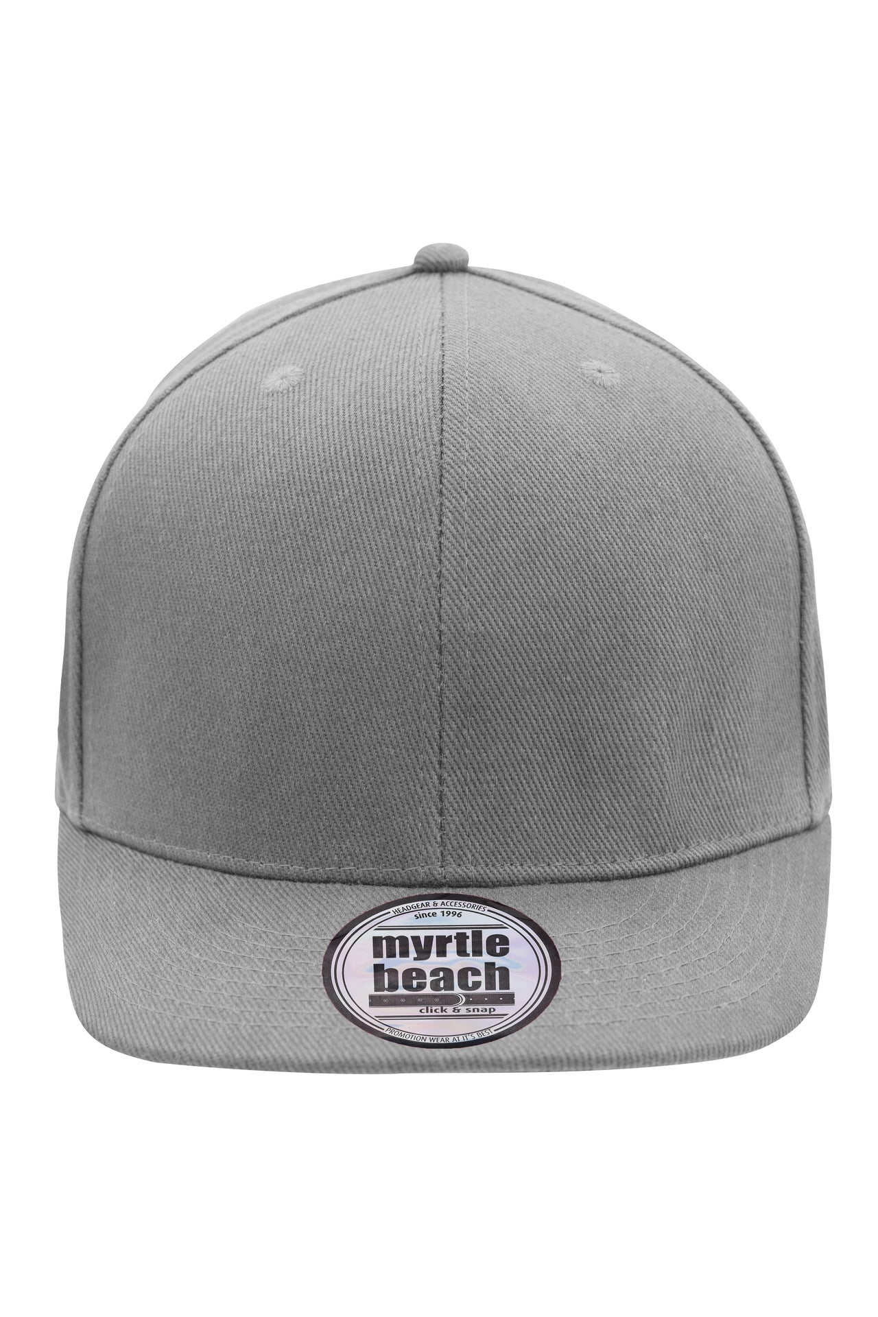 MB6634 - 6 Panel Pro Cap Style in grey/grey Größe one size von Daiber