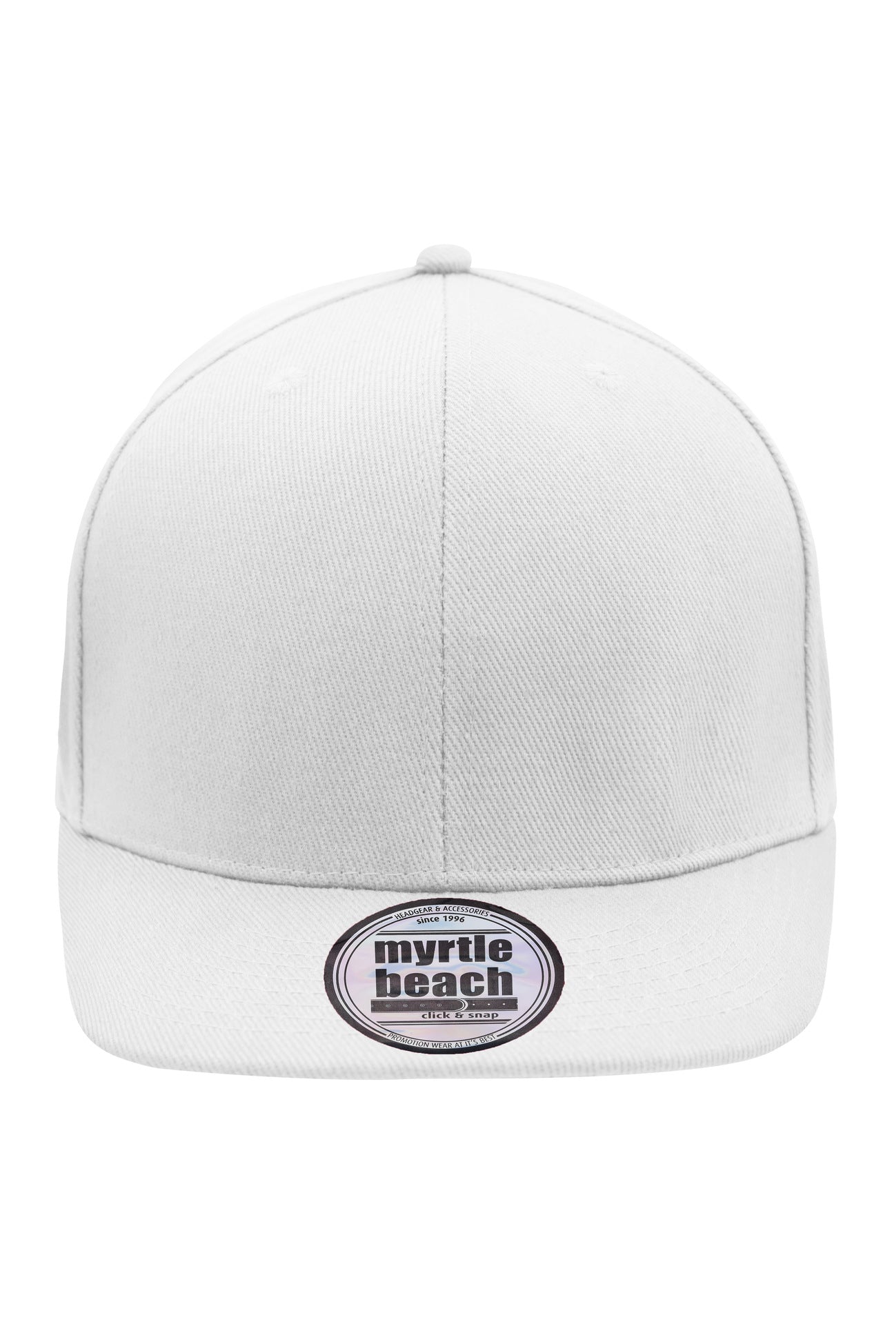 MB6634 - 6 Panel Pro Cap Style in white/white Größe one size von Daiber