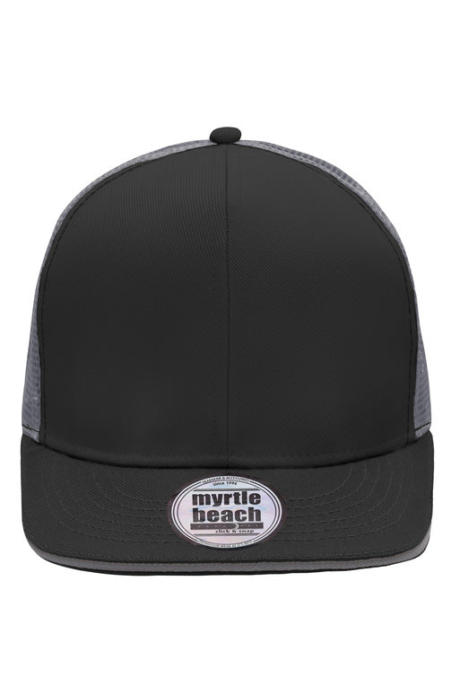 MB6635 - Pro Cap Mesh 6 Panel in black/charcoal Größe one size von Daiber