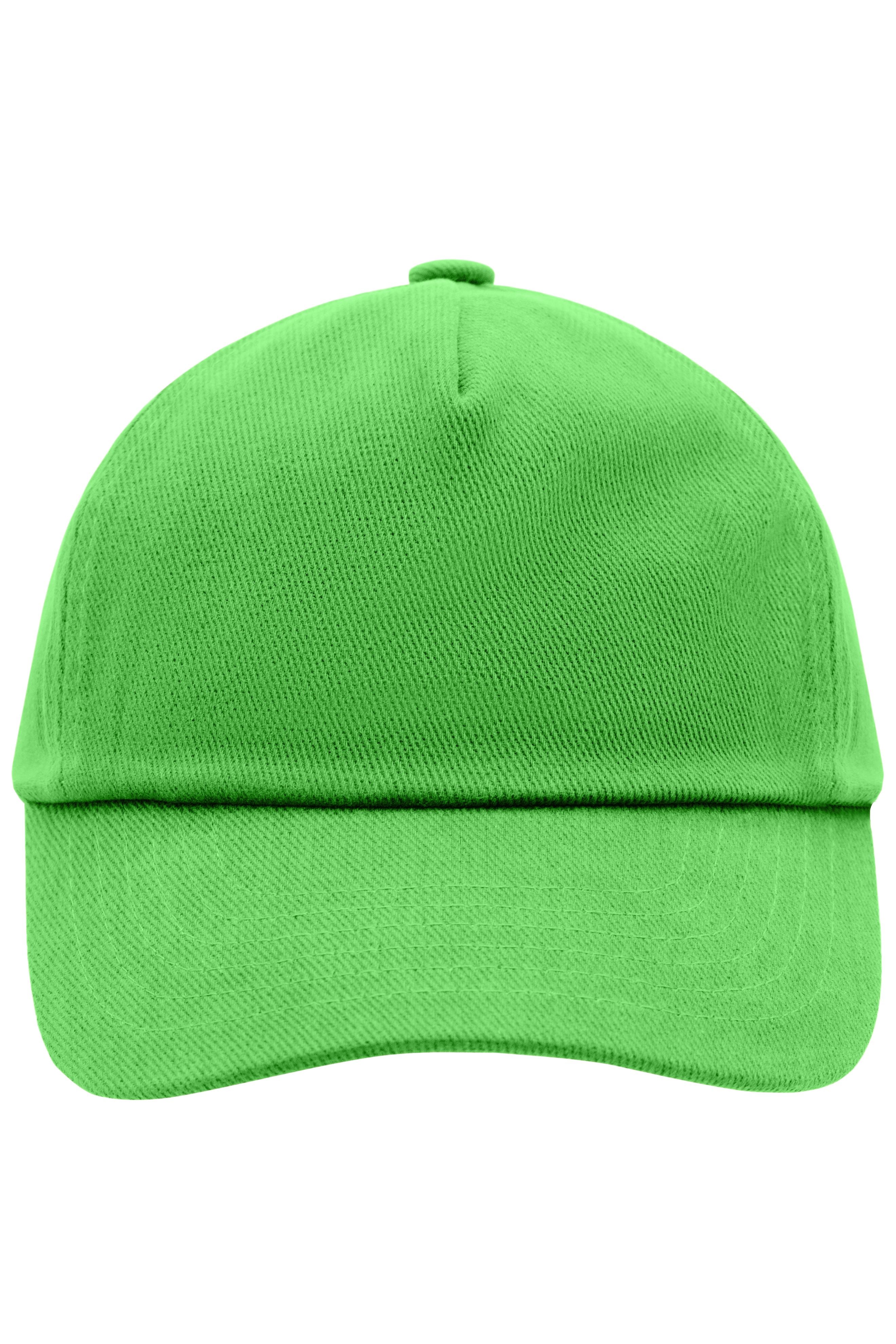 MB7010 - 5 Panel Kids' Cap in lime-green Größe one size von Daiber