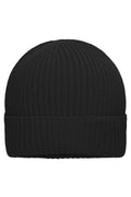 MB7409 - Bio Cotton Winter Beanie in black Größe one size von Daiber