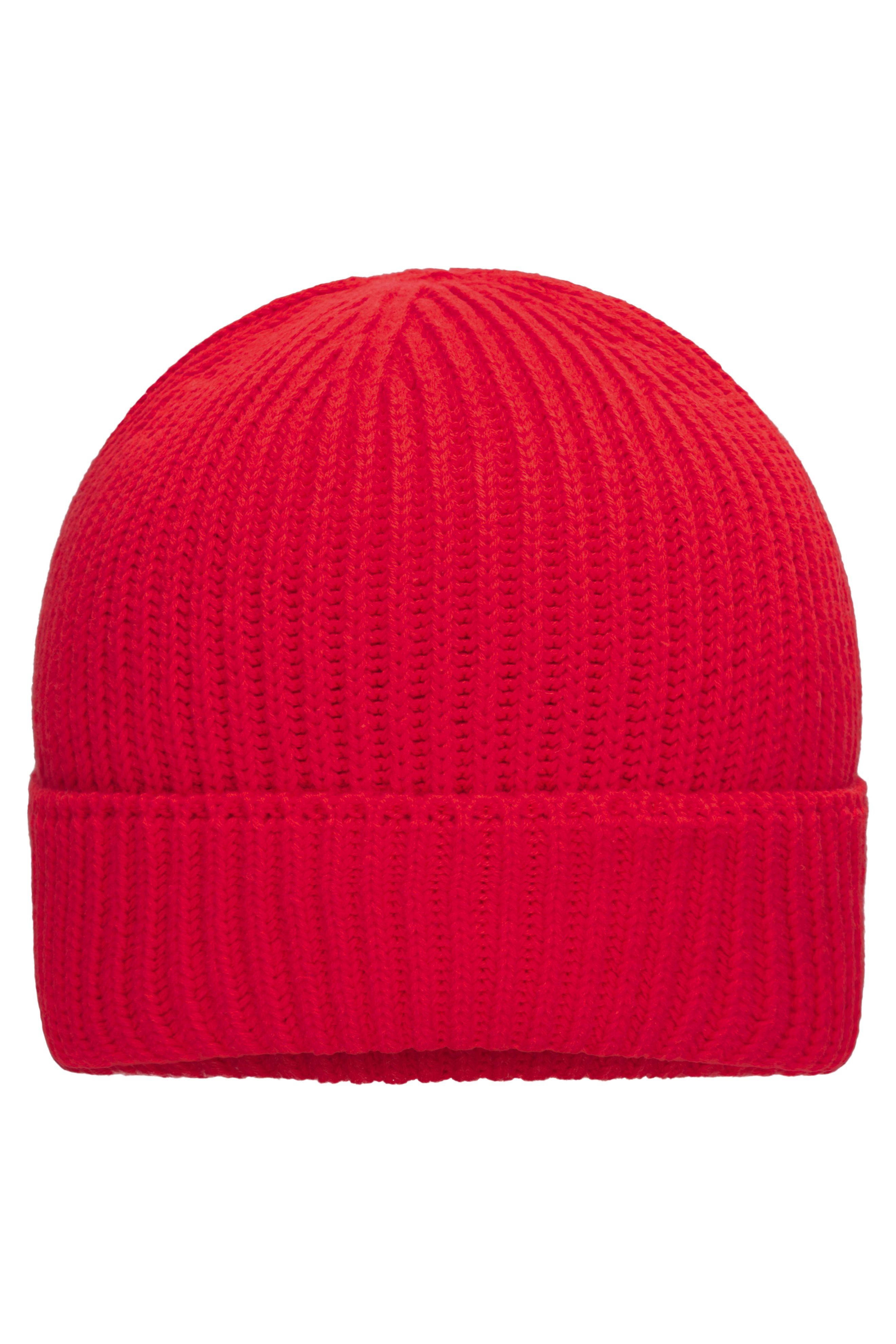 MB7409 - Bio Cotton Winter Beanie in red Größe one size von Daiber