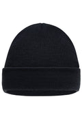 MB7501 - Knitted Cap for Kids in black Größe one size von Daiber
