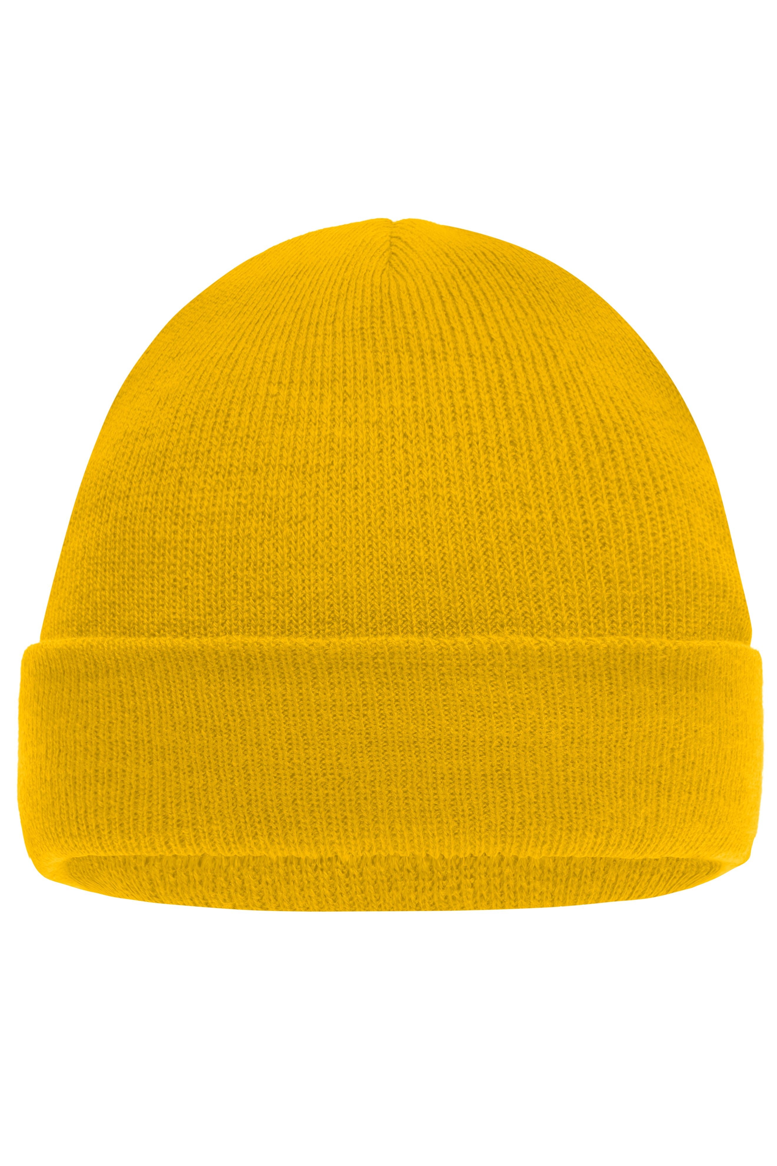 MB7501 - Knitted Cap for Kids in gold-yellow Größe one size von Daiber