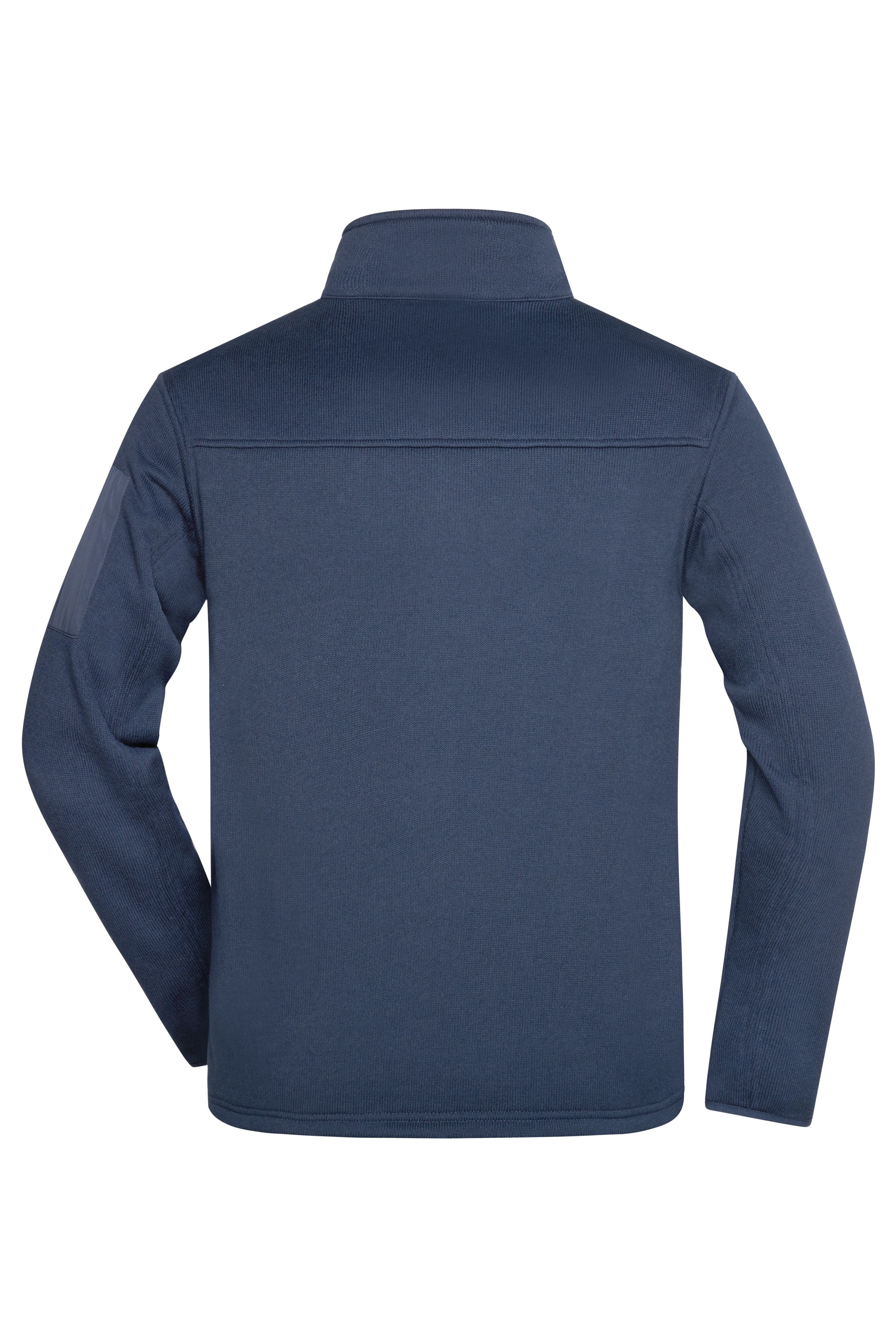 JN591 | Men's Knitted Fleece Jacket